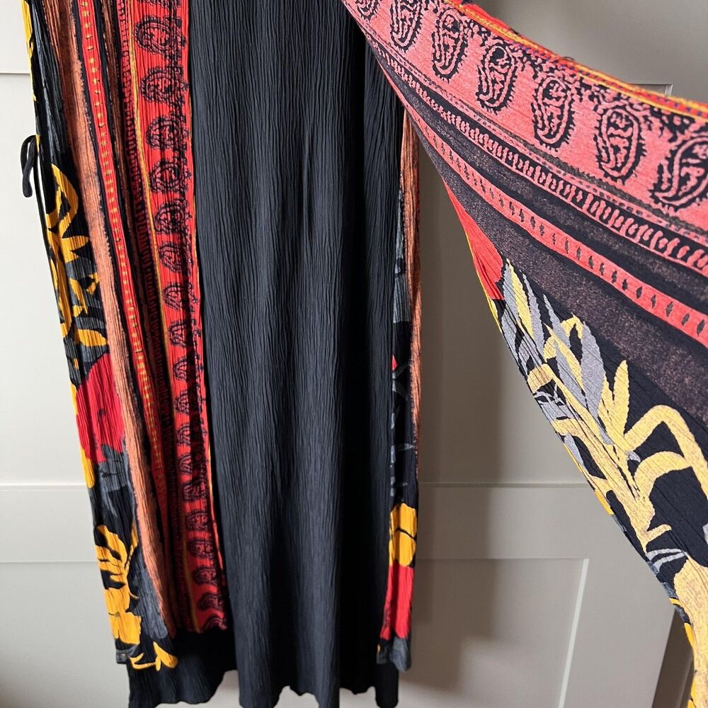 Collections by Xina Ann Dress Womens Medium Maxi Floral Boho Pockets Layered - Picture 6 of 10